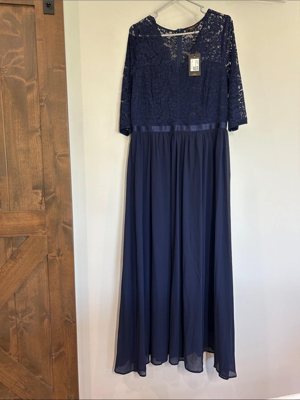 MISSMAY Women's Formal Floral Lace 2/3 Sleeves Long Evening Party Maxi Dress NWT
